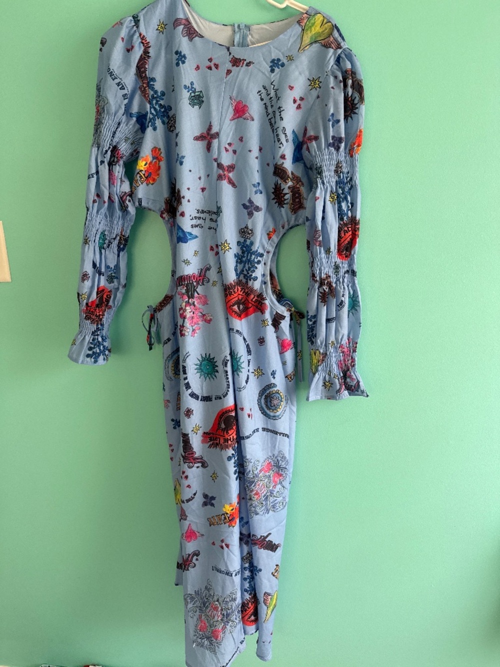 Never Worn cut out maxi dress